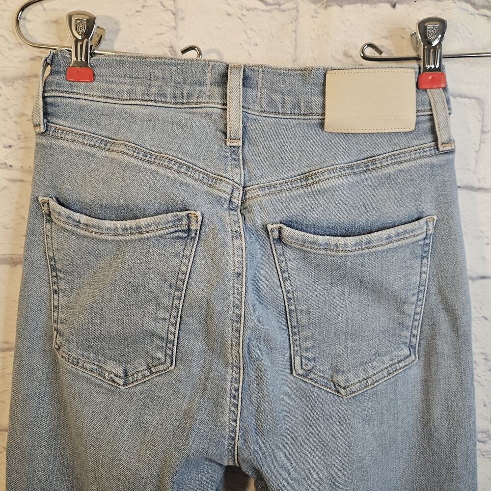 Citizens of Humanity Lilah High Rise Bootcut Jeans Light Wash Blue 24 Hippie - Picture 5 of 8
